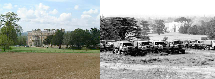 RCOC trucks parked in field